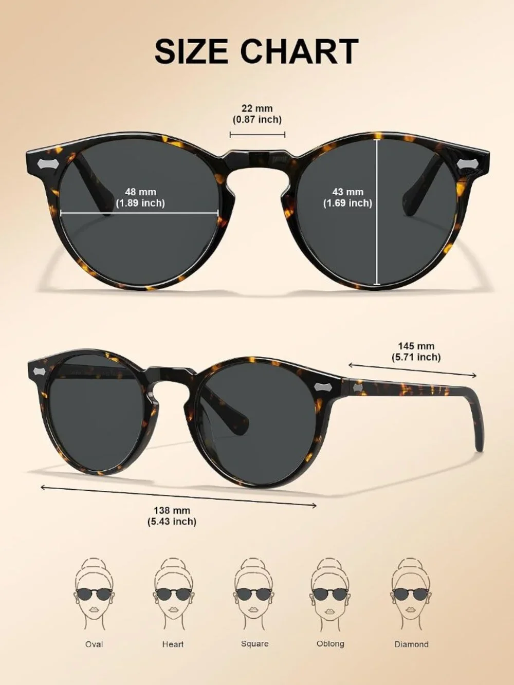 Timeless Tortoise Frame Sunglasses for Women - HD Polarized & UV Protection